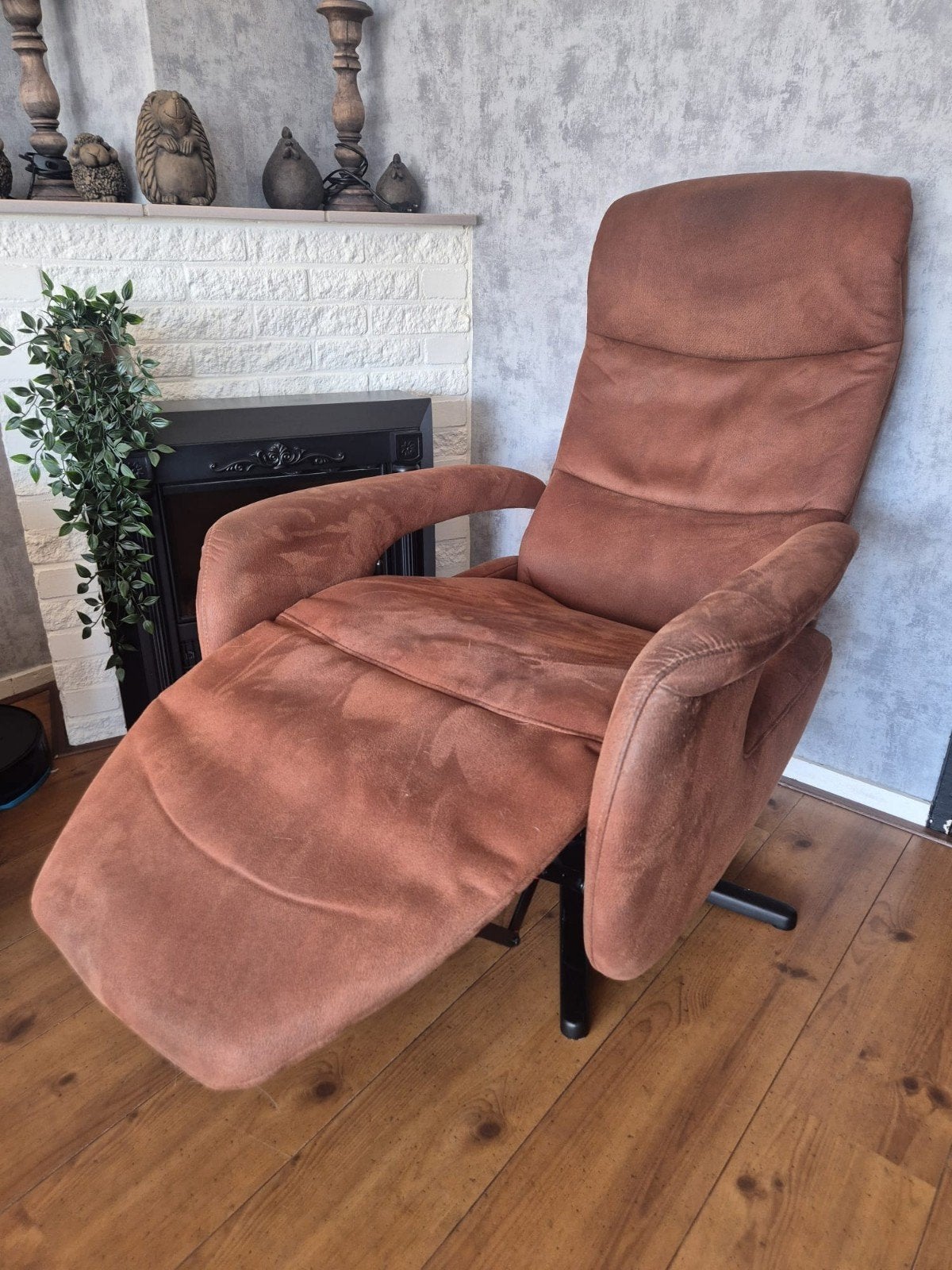 Hukla relaxfauteuil, Huis en Inrichting, Fauteuils, Ophalen, Gebruikt, 75 tot 100 cm, 50 tot 75 cm