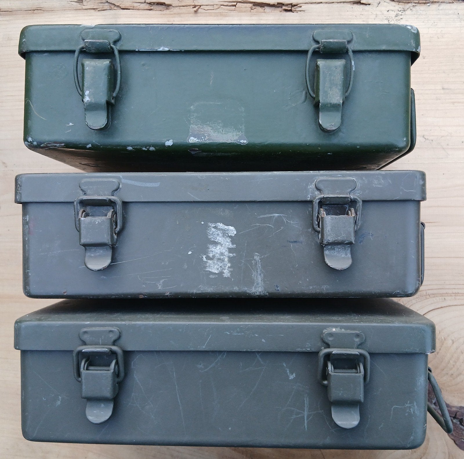 3 legerbakjes ehbo nekaf jeep willy, Ophalen of Verzenden, Landmacht, Amerika