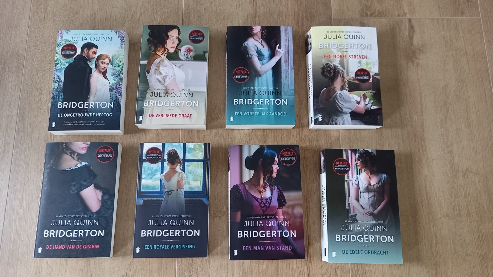 Bridgerton serie - 8 delig, Boeken, Ophalen of Verzenden, Nieuw, Julia Quinn