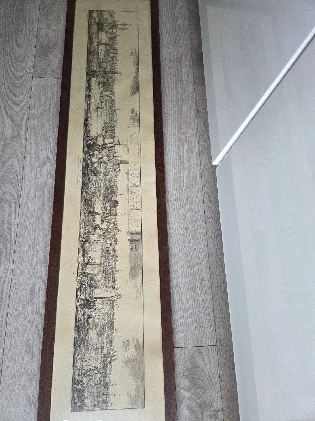 Album Rotterdam 1915 - W. Bingkley, Den Haag. Afm. 29x127cm, Ophalen, Ingelijst, Ets, Stadsgezicht