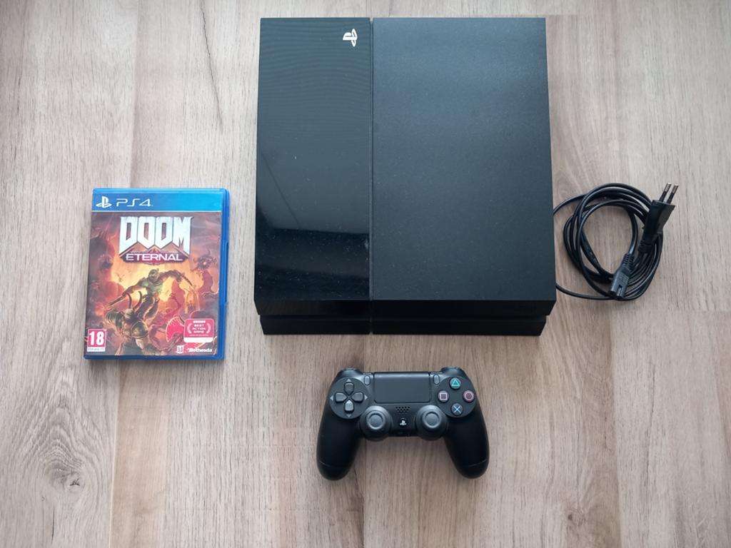 Playstation vier, Spelcomputers en Games, Spelcomputers | Sony PlayStation 4, Ophalen, Zo goed als nieuw, Met 1 controller, Original