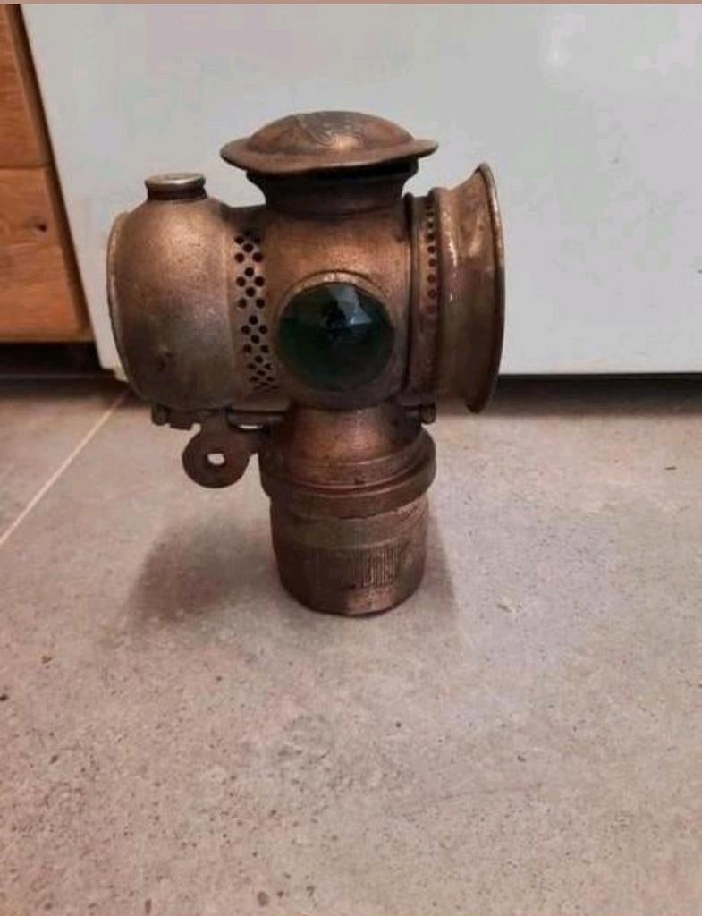 Brilliant carbid carbidlamp motor koplamp fiets lamp, Ophalen of Verzenden