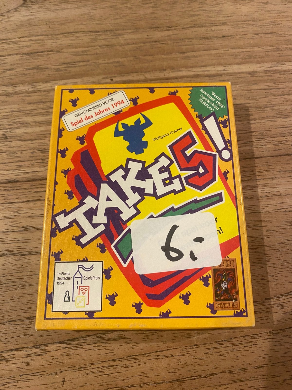999 games Take 5!, zgan, Hobby en Vrije tijd, Gezelschapsspellen | Kaartspellen, Ophalen of Verzenden, Zo goed als nieuw