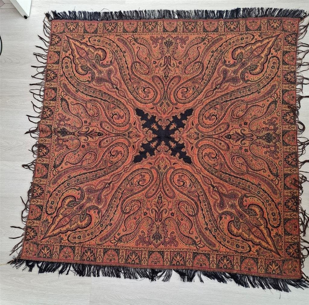 Worteldoek, 140x145 cm, in mooie staat, Antiek en Kunst, Ophalen of Verzenden