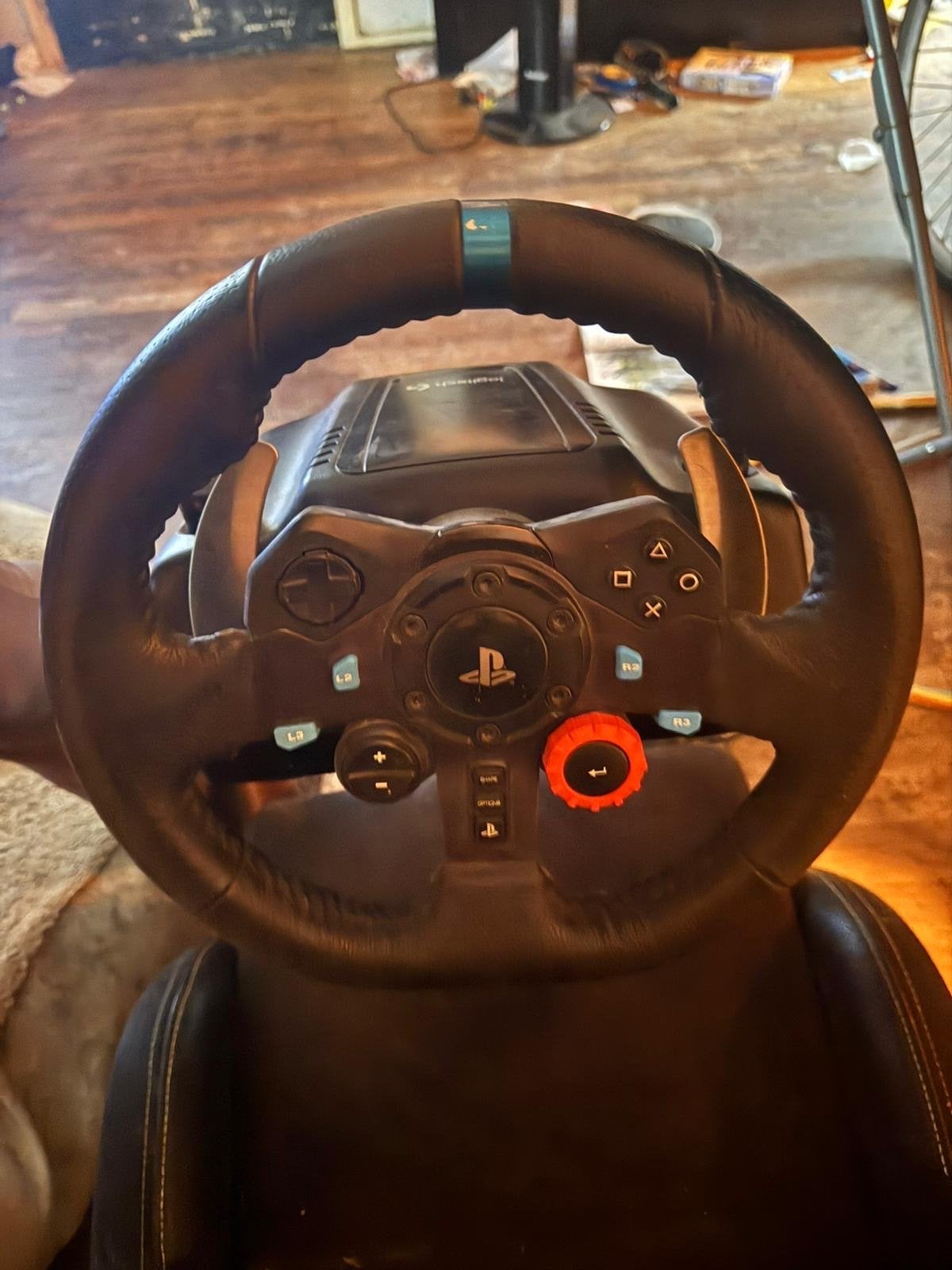 Playseat met Logitech G29 racestuur - Goede staat, Spelcomputers en Games, Ophalen, Racestoel, Force feedback, PlayStation