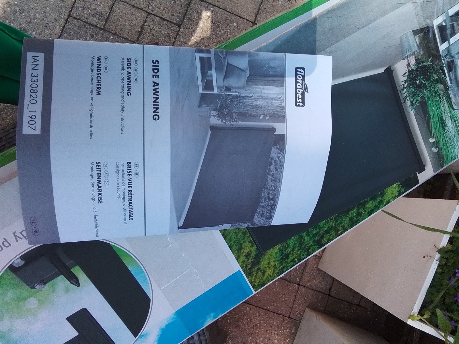 Grijs windscherm, Caravans en Kamperen, Ophalen, Uittrekbaar, Nieuw