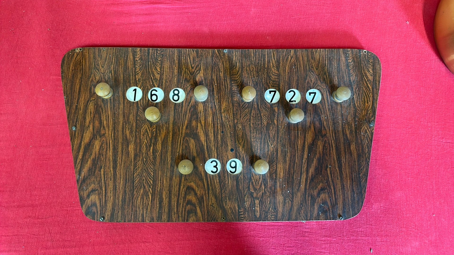 Klasiek scorebord, Ophalen of Verzenden, Gebruikt, Overige typen