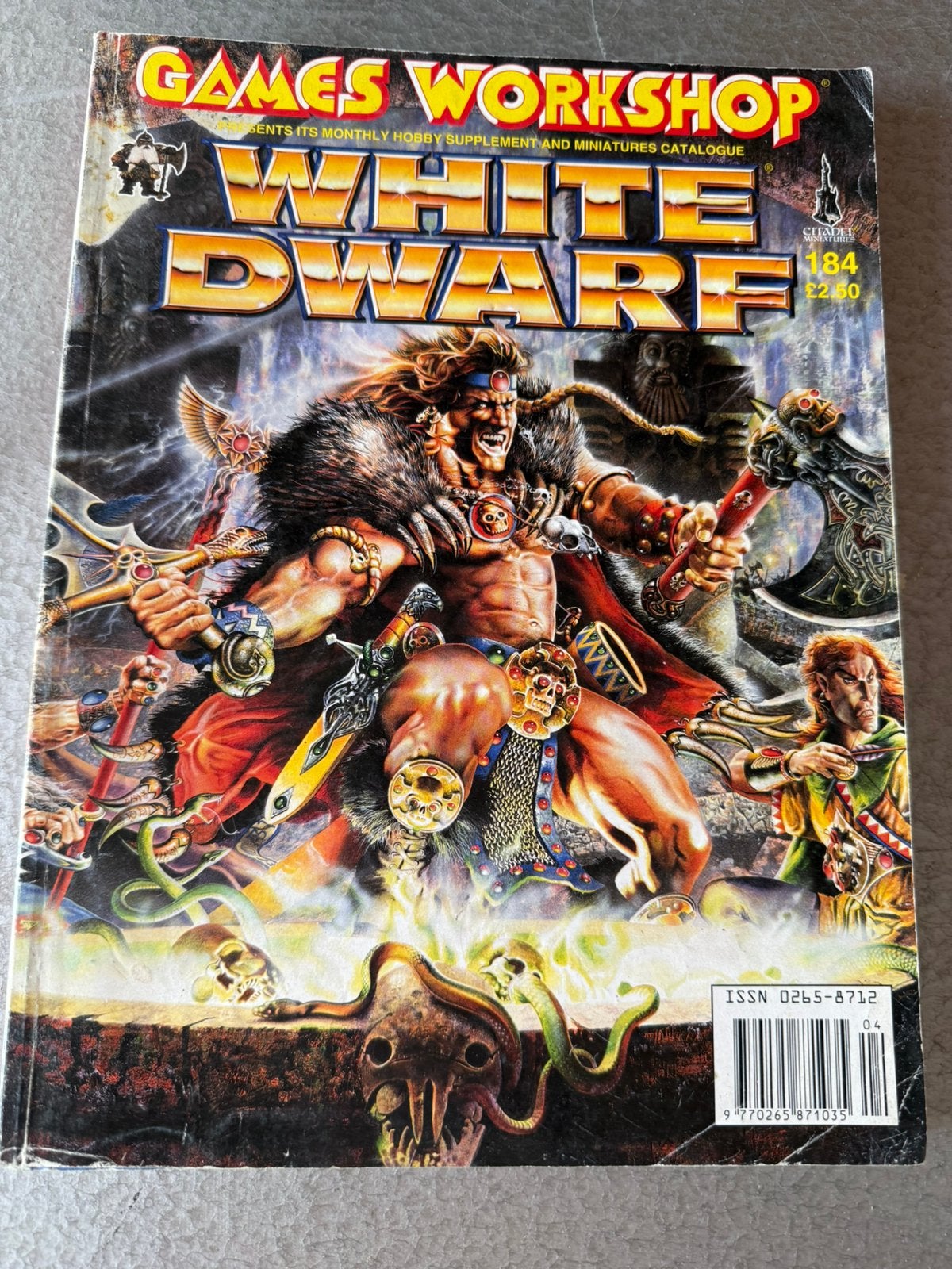 White Dwarf 184 apr 1995, Hobby en Vrije tijd, Wargaming, Ophalen of Verzenden, Gebruikt, Warhammer, Boek of Catalogus