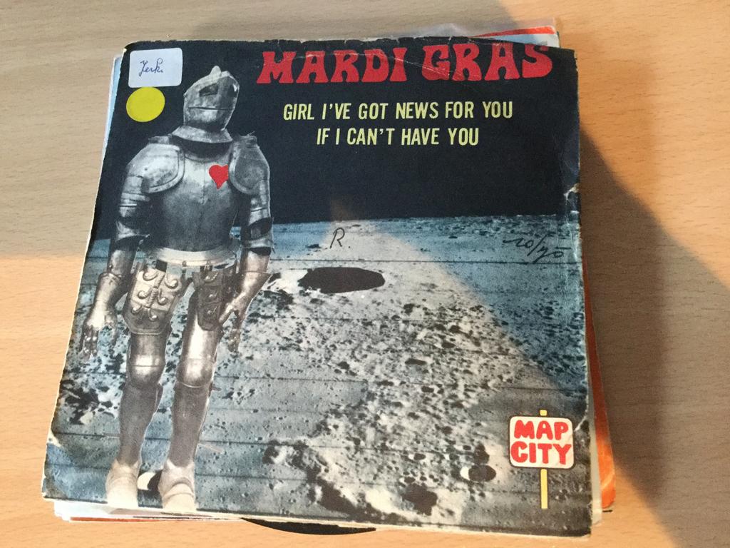 Mardi Gras-Girl i’ve got news for you. Vinyl single., Ophalen of Verzenden, Gebruikt, Pop