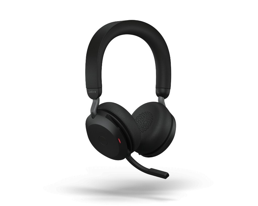 Jabra Jabra Evolve2 75 USB-C UC Black, Computers en Software, On-ear, Ophalen of Verzenden, Zo goed als nieuw, Draadloos