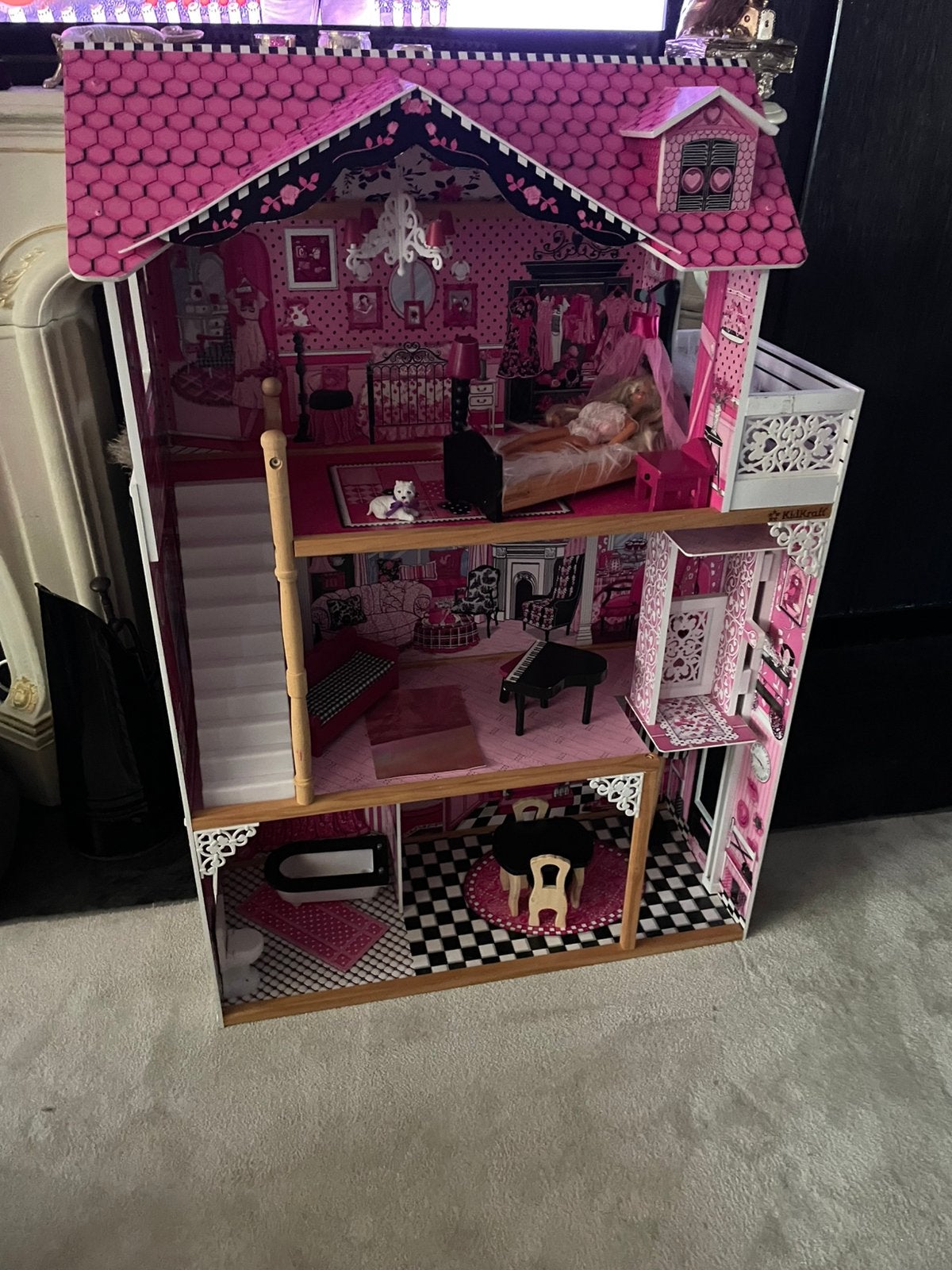 KIDKRAFT AMELIA, Ophalen of Verzenden, Zo goed als nieuw, Poppenhuis