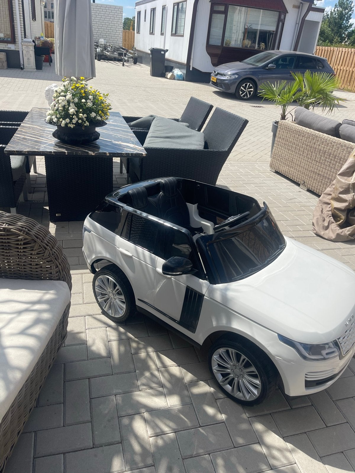Speelgoed Range Rover met sleutel, werkt nog goed, Ophalen, Gebruikt, Overige typen