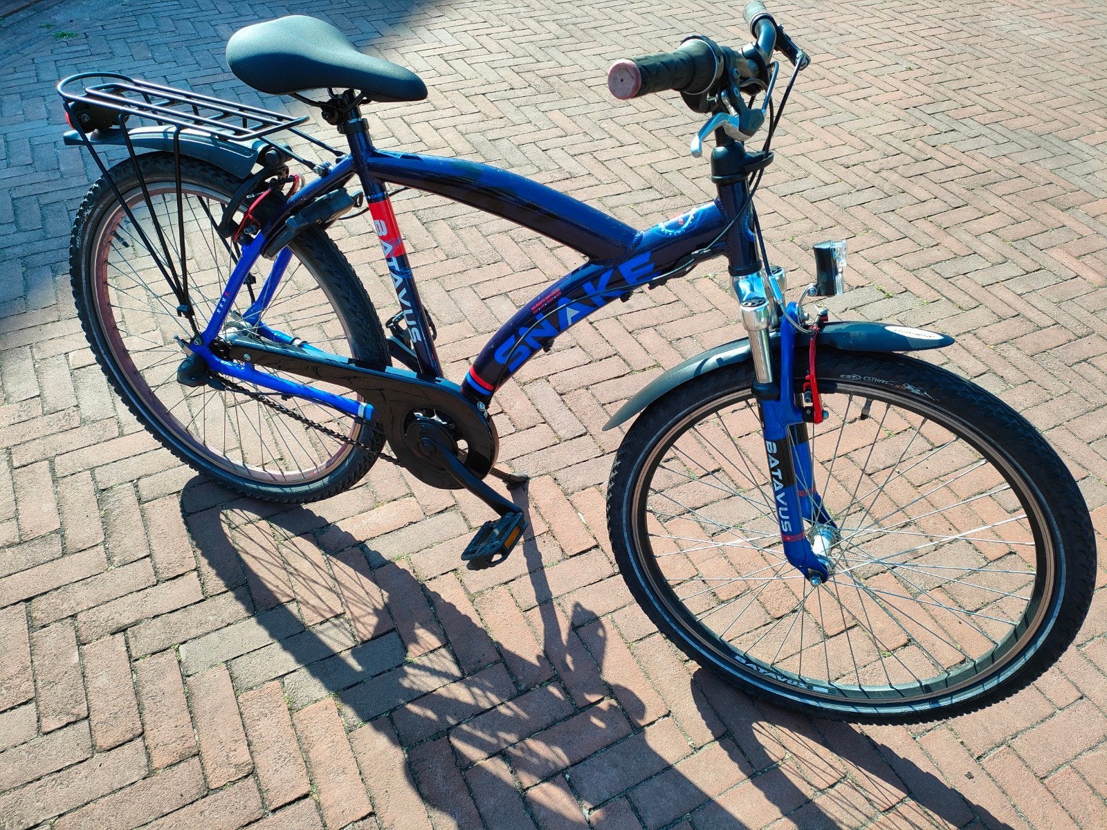 Batavus snake fiets 26 inch met 3 versnelling, 26 inch of meer, Terugtraprem, Versnellingen, Ophalen of Verzenden