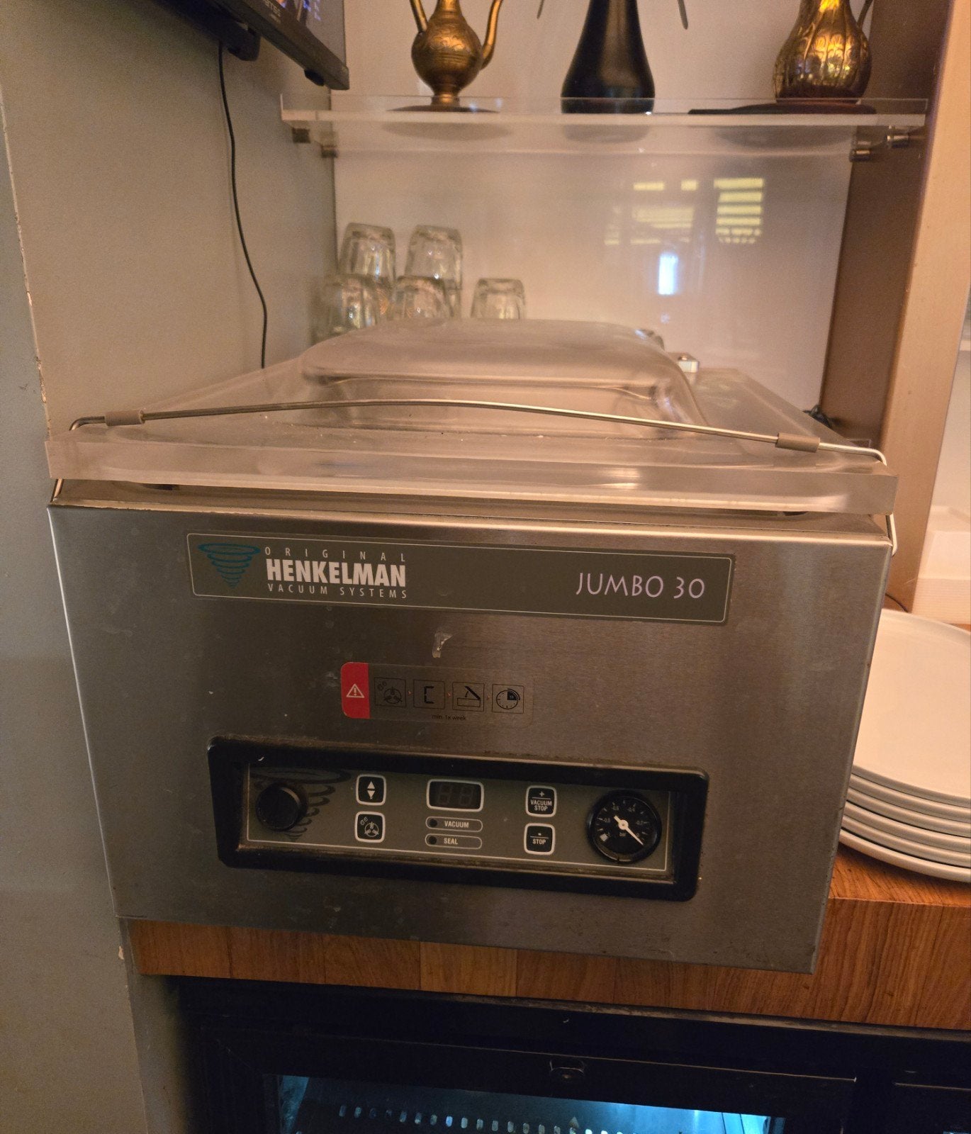 Henkelman Jumbo 30 Vacumeermachine, Ophalen of Verzenden, Gebruikt, Overige typen