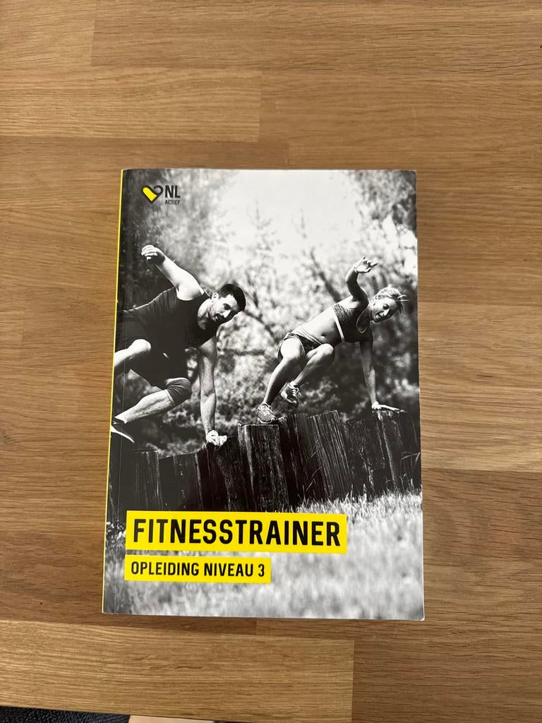 NL Actief Fitnesstrainer Opleiding Niveau 3 Boek, Boeken, Ophalen of Verzenden, Zo goed als nieuw, Overige niveaus