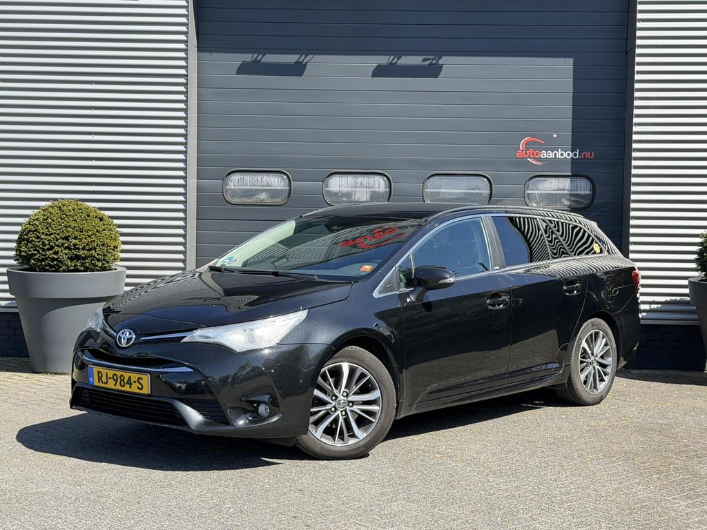 Toyota Avensis Touring Sports 1.8 VVT-i Executive | Navigati, Euro 6, 4 cilinders, Zwart, Leder