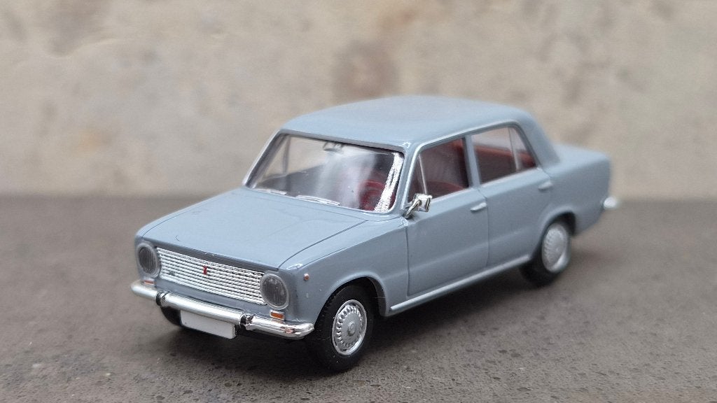 Fiat 124 grijs, Ophalen of Verzenden, Zo goed als nieuw, Auto, Brekina