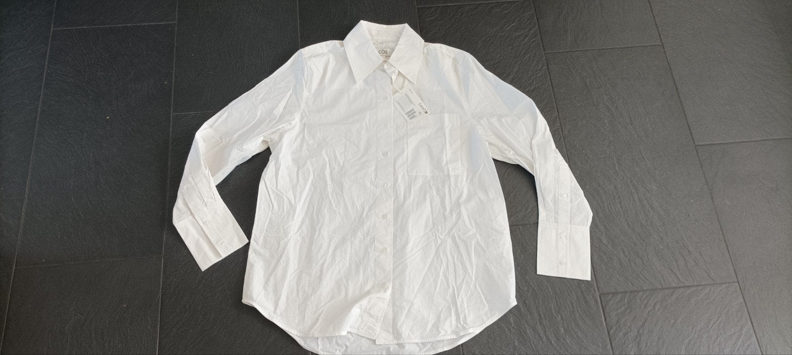 COS Witte Blouse Maat 36 (S) - Nieuw met kaartjes, Kleding | Dames, COS, Wit, Nieuw, Ophalen of Verzenden