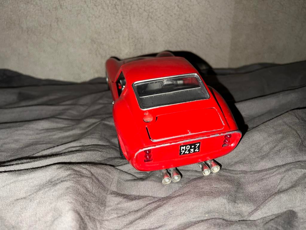 Ferrari 250 GTO Modelauto - Rood, Ophalen of Verzenden, Zo goed als nieuw, Auto, Overige merken