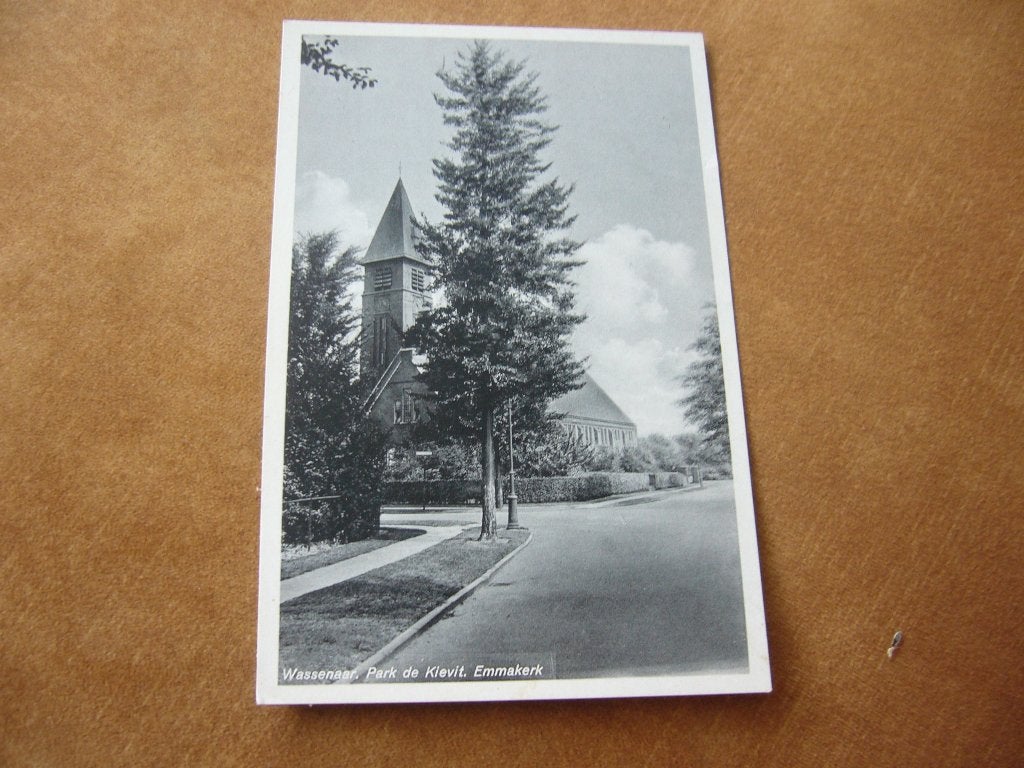 WASSENAAR= PARK DE KIEVIT - EMMAKERK, Ophalen of Verzenden, 1920 tot 1940, Ongelopen, Zuid-Holland
