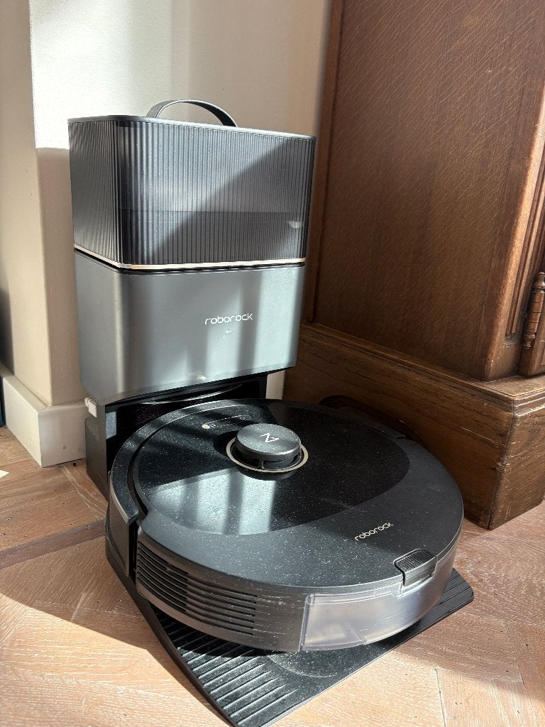Roborock Q8 Max+ robotstofzuiger + zelflegend station, Ophalen, Gebruikt, Robotstofzuiger, Overige merken