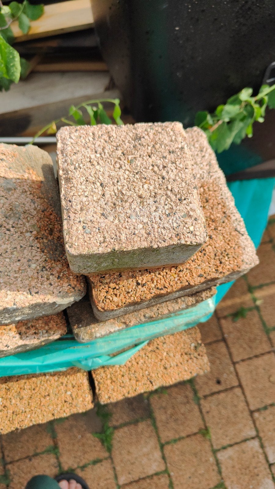 Tuin Tegels, Tuin en Terras, Tegels en Klinkers, Ophalen of Verzenden, Gebruikt, Beton, Terrastegels
