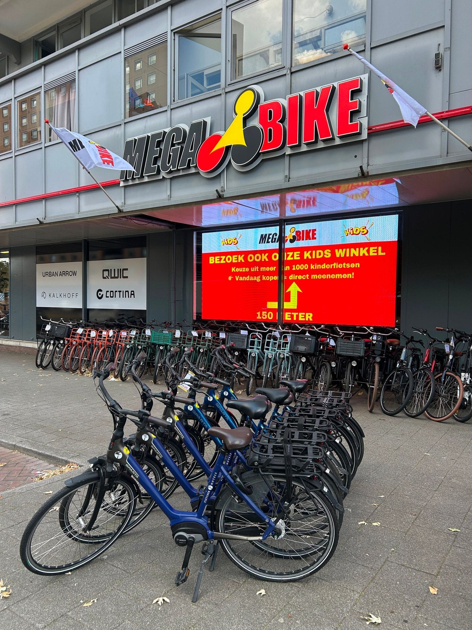 Sparta Ex verhuurfietsen met bosch middenmotor en garantie, Gebruikt, Sparta