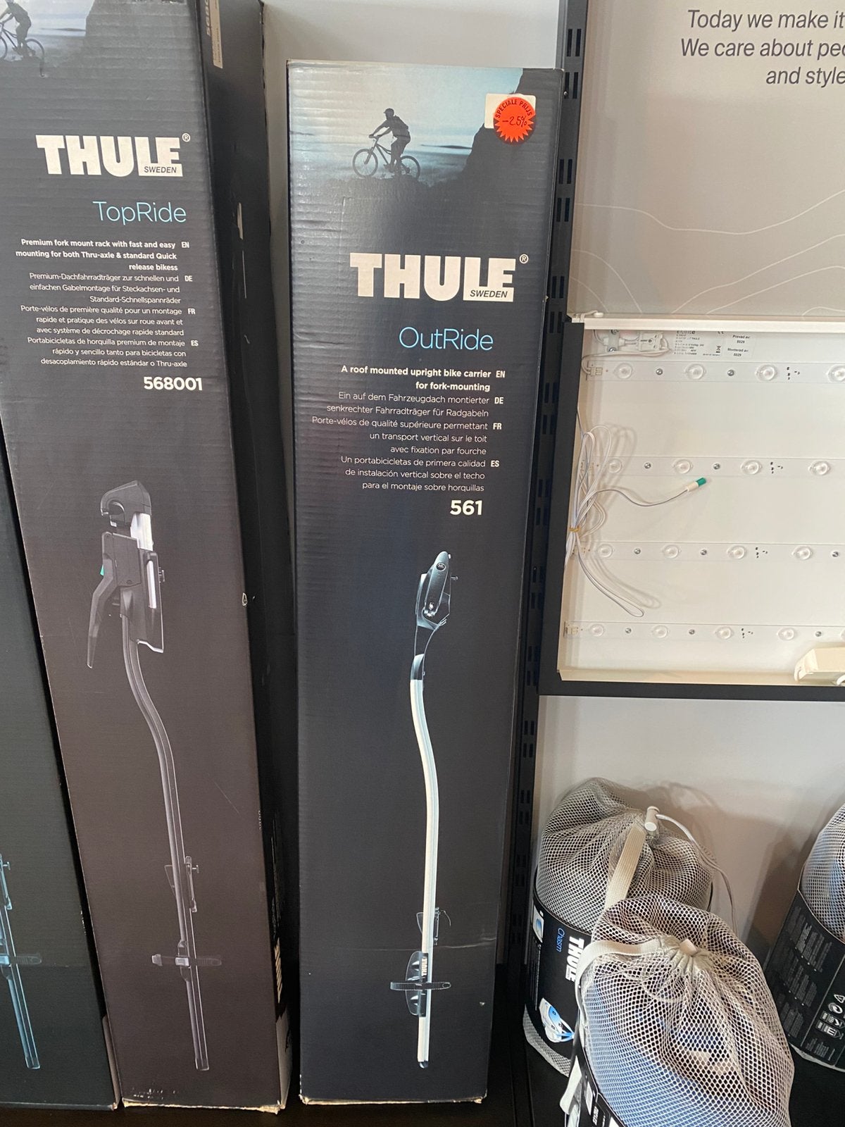 Thule OutRide 561 Dakfietsendrager, Ophalen, Nieuw, Dakdrager, 1 fiets