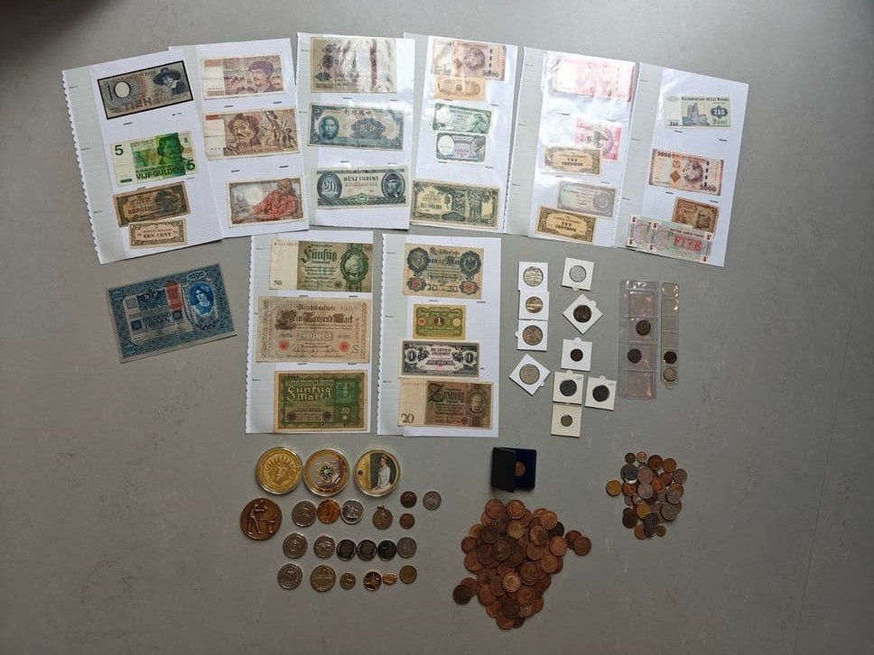 Grote verzameling munten en bankbiljetten, Postzegels en Munten, Ophalen of Verzenden, Nederland en Buitenland, Munten en Bankbiljetten