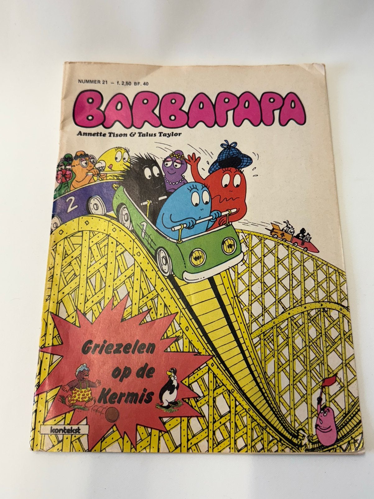 Vintage Barbapapa strip nummer 21 1980, Eén stripboek, Ophalen of Verzenden, Gelezen