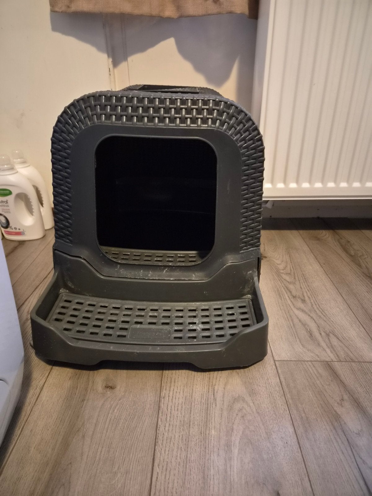 curver kattenbak +uitloopmat en schep, Ophalen, Gebruikt