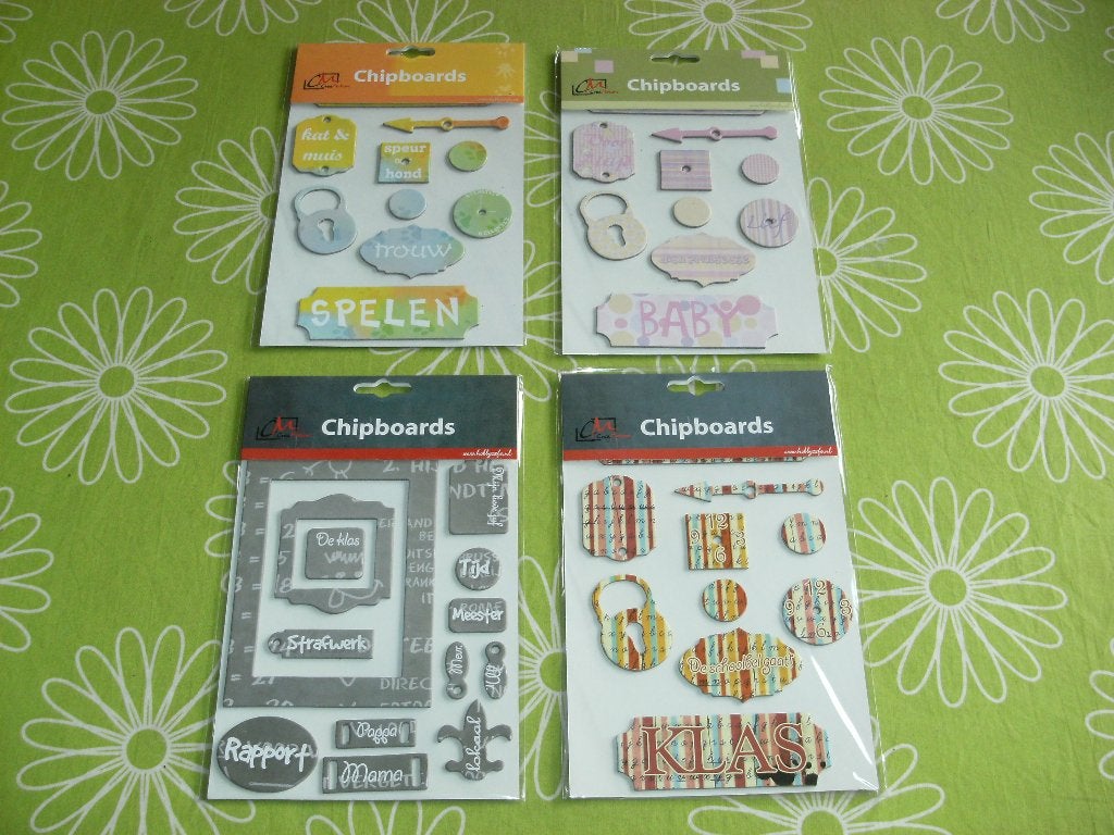Nieuw: Clipboards van Crea Motion: Kat, Hond, Klas, Baby, Ophalen of Verzenden, Nieuw