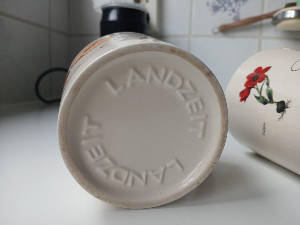 Landzeit  bekers gezocht, zomer en winter, Ophalen of Verzenden, Zo goed als nieuw, Overige stijlen, Kop(pen) en/of Schotel(s)