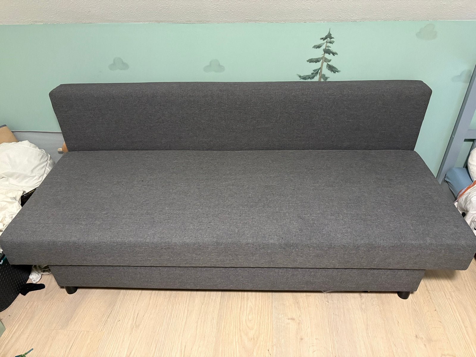 Ikea slaapbank älvdalen, Ophalen, Gebruikt, 140 cm, Twijfelaar