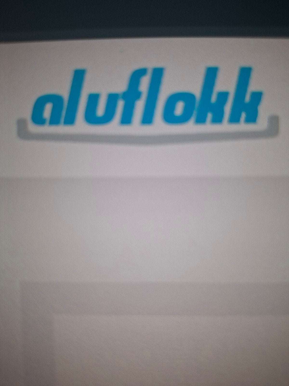TEKOOP ALUFLOKK leeefnet houder, Ophalen of Verzenden, Nieuw, Overige typen
