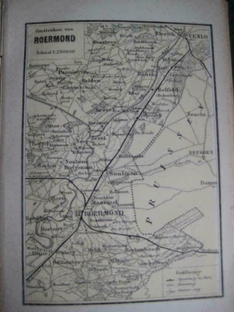 K 21  / Roermond  Litho 1887, Ophalen of Verzenden