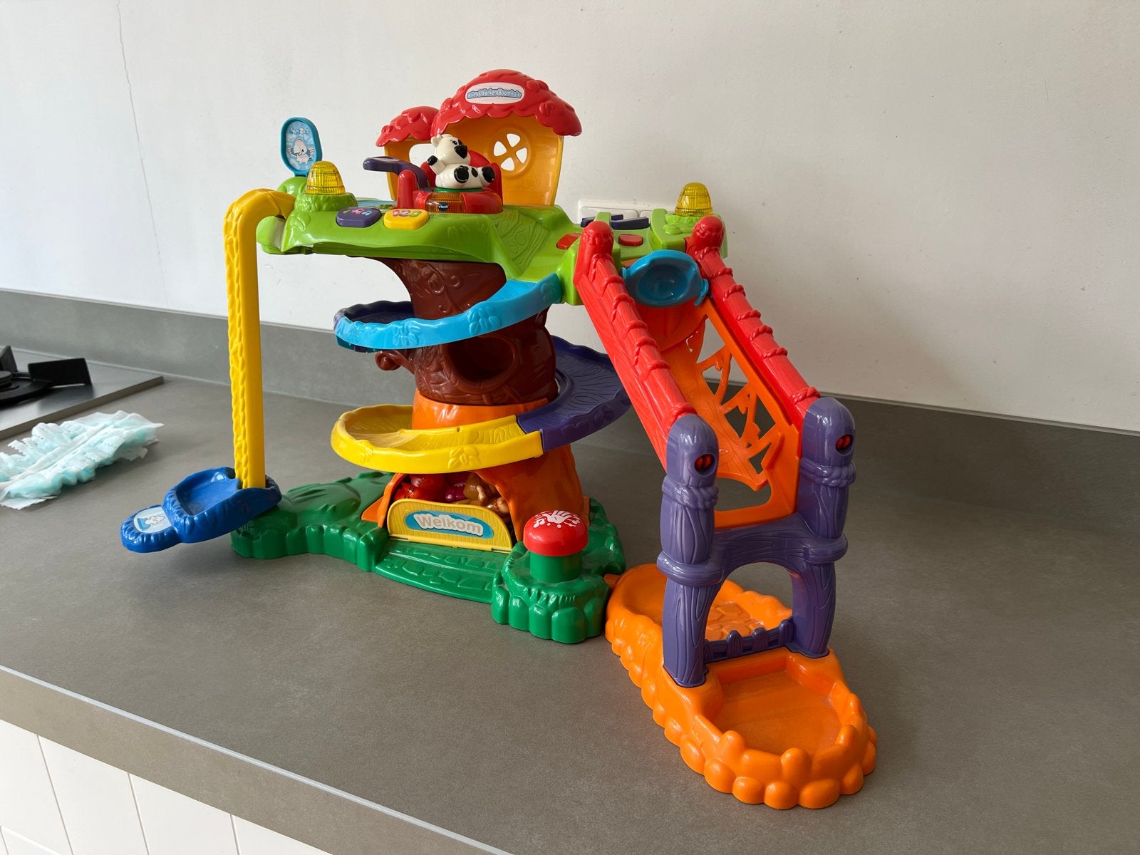 VTech Zoef Zoef Dieren Boomhuis Speelset, Kinderen en Baby's, Speelgoed | Vtech, Ophalen, Zo goed als nieuw, 6 maanden tot 2 jaar