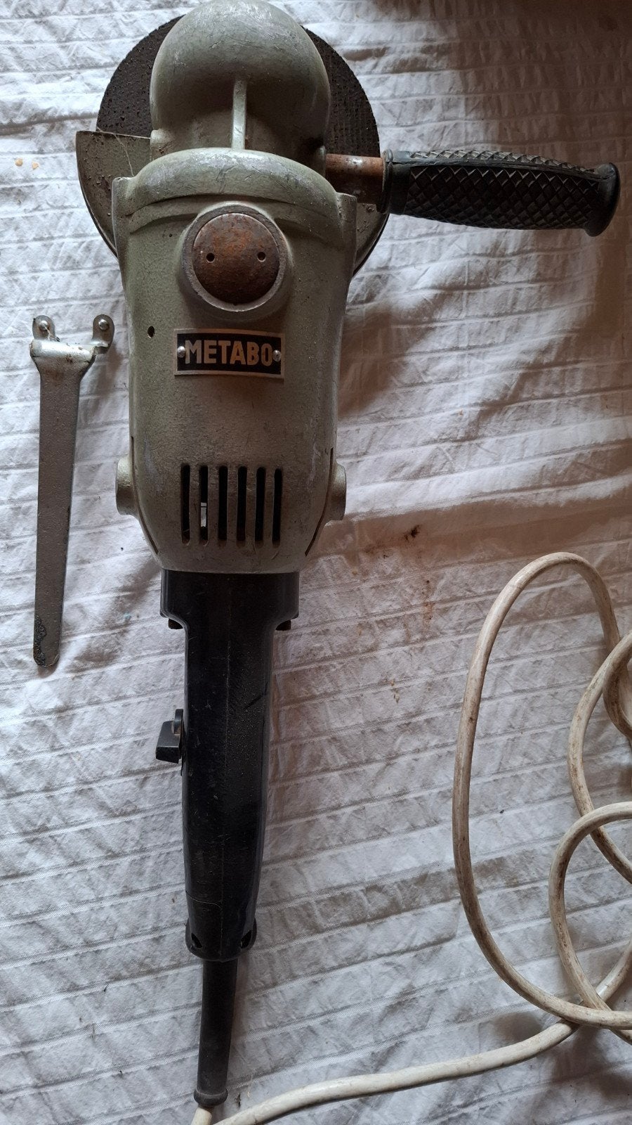 Vintage Metabo Haakse Slijpmachine Type 6267 - 1500W, Ophalen, Gebruikt, 1000 watt of meer, Haakse handslijpmachine
