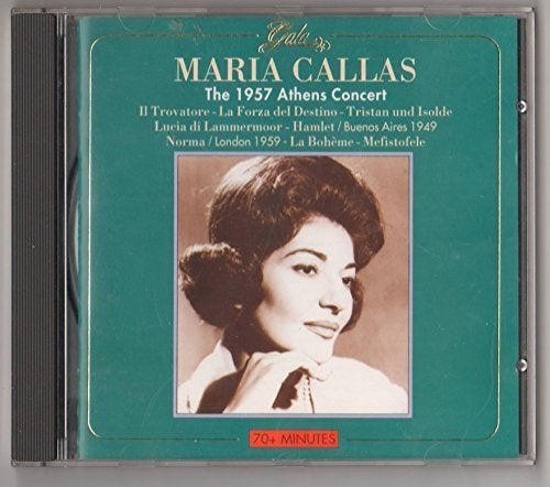 Maria Callas - The 1957 Athens Concert CD, Overige componisten, Opera of Operette, Ophalen of Verzenden, Zo goed als nieuw