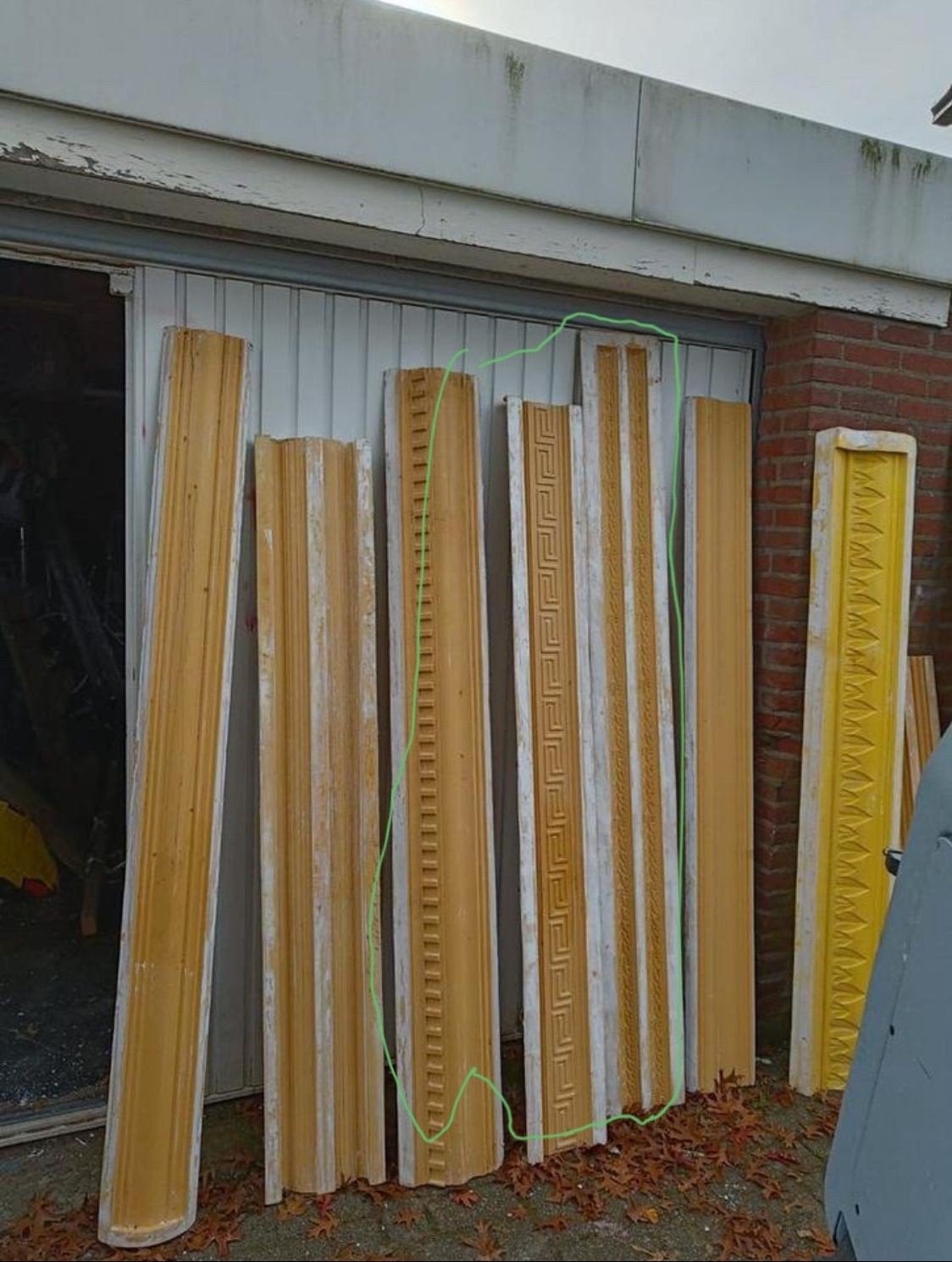 Diverse sierlijsten en ornamenten voor plafond en wand, Ophalen, Gebruikt, Onbekend, Onbekend