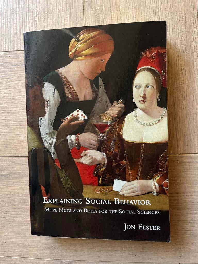 Explaining Social Behavior - Jon Elster, Boeken, Overige Boeken, Gelezen, Ophalen of Verzenden