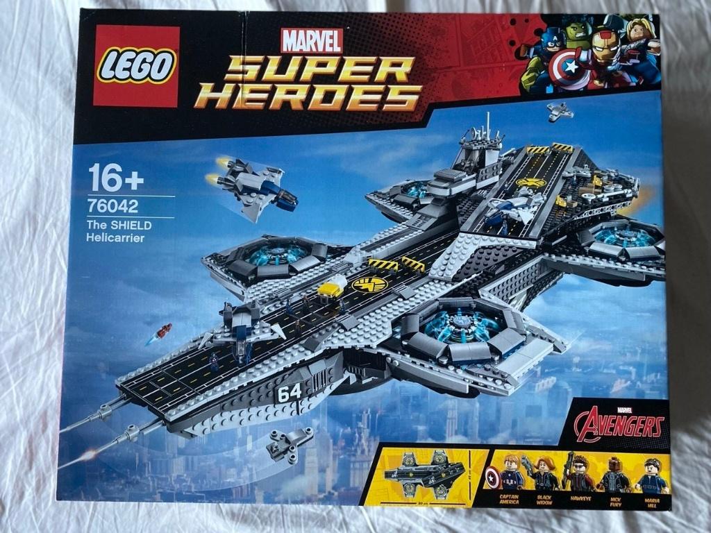 76042 The SHIELD Helicarrier (2015), Kinderen en Baby's, Speelgoed | Duplo en Lego, Zo goed als nieuw, Lego, Complete set, Compleet