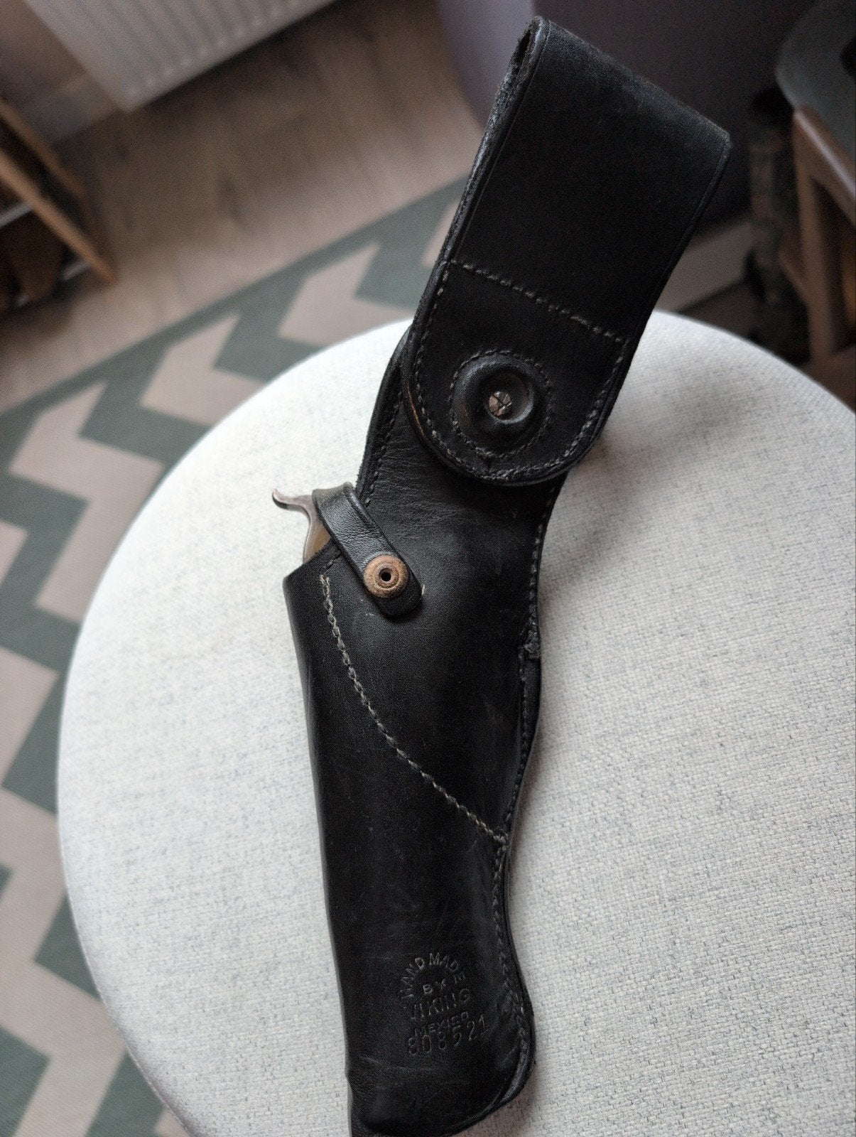 Leren holster voor revolver - Handgemaakt door Viking Mexico, Ophalen of Verzenden, Gebruikt