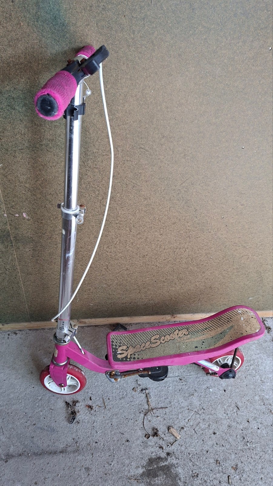 Roze Space Scooter Step - Gebruikt, Ophalen of Verzenden, Gebruikt, Gewone step, Space Scooter