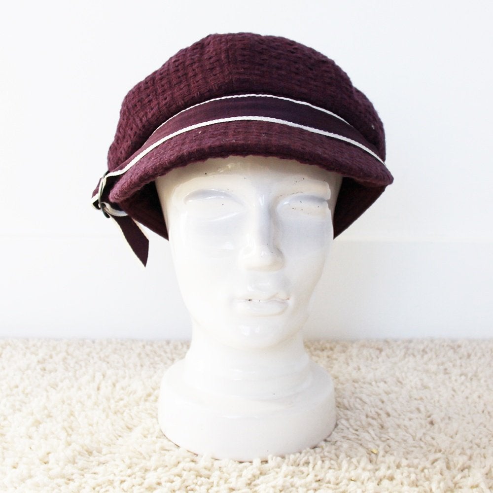 Mooi Vintage Petje44 € 10,-, 55 cm (S, 6⅞ inch) of minder, Ophalen of Verzenden, Pet, Onbekend