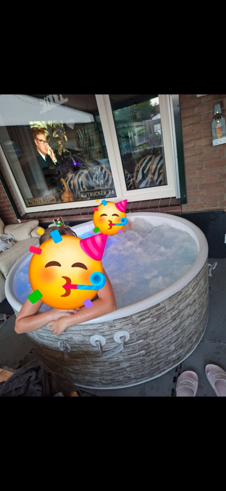 Opblaasbare Jacuzzi lay-z-spa vancouver met Bubbelbadfunctie, Ophalen of Verzenden, Zo goed als nieuw, Filter, Opblaasbaar