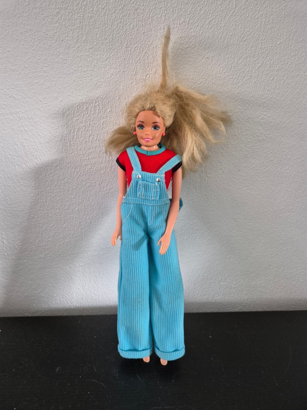 Vintage Barbie pop in tuinbroek - Mattel 1966, Ophalen of Verzenden, Gebruikt, Barbie