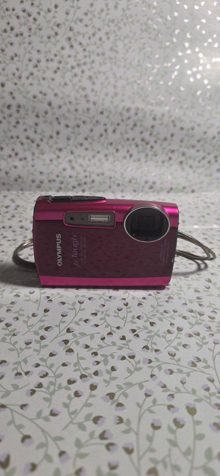Olympus µ Tough-3000 roze - Compleet met accessoires, Ingebouwde flitser, Gebruikt, Ophalen of Verzenden, Olympus