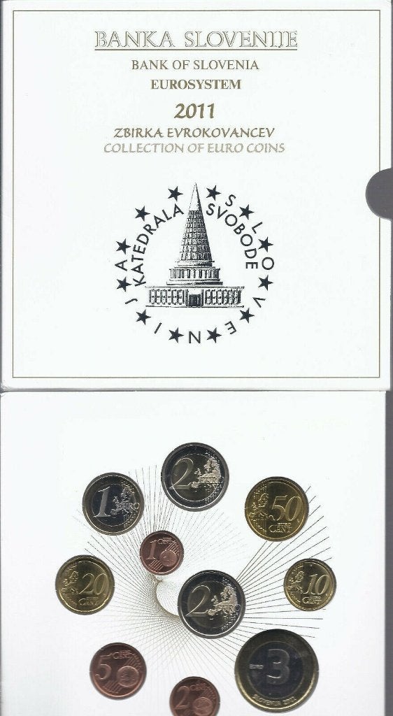 BU set SLOVENIE 2011 inclusief de "Franc Rozman" en € 3,00, Verzenden, Slovenië, Overige waardes