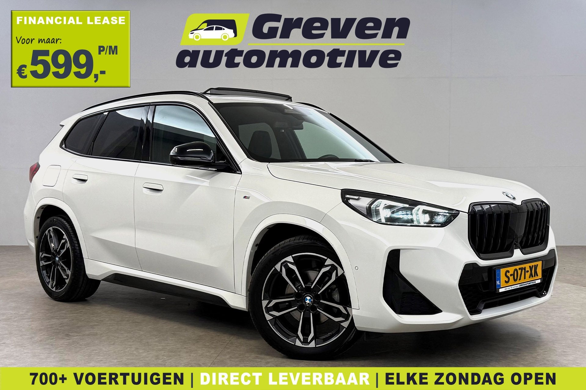 BMW X1 sDrive18i M-Sport | Pano | 360 | Virtual | HuD | Sf, Auto's, 136 pk, Gebruikt, Euro 6, Wit